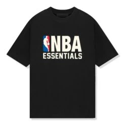 Fear Of God Essentials X NBA Black T Shirt