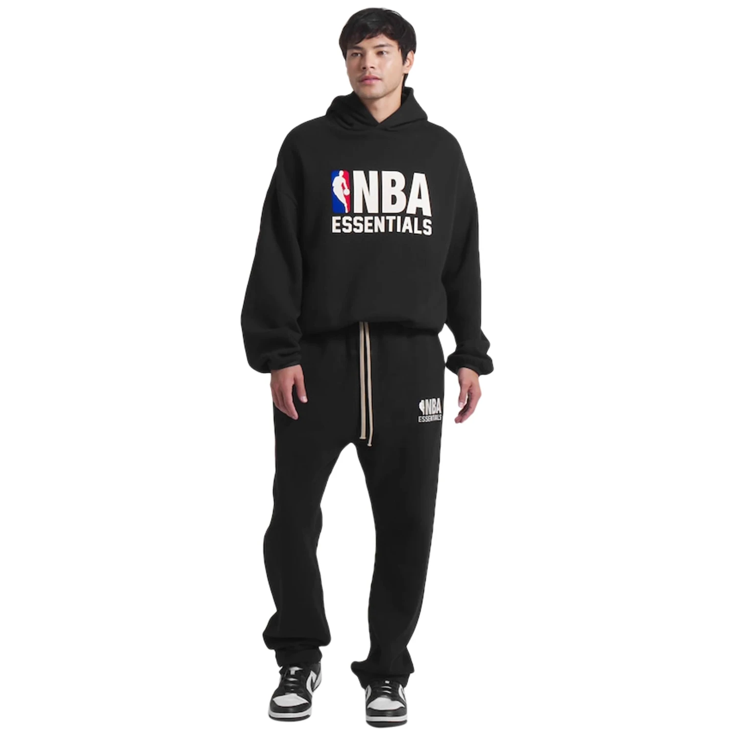 Fear Of God Essentials X NBA Relaxed Black Sweatpants 4 Fear Of God Essentials X NBA Relaxed Black Sweatpants - Image 4