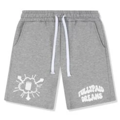 Fully Paid Dreams Grey White Shorts