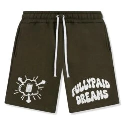 Fully Paid Dreams Khaki White Shorts