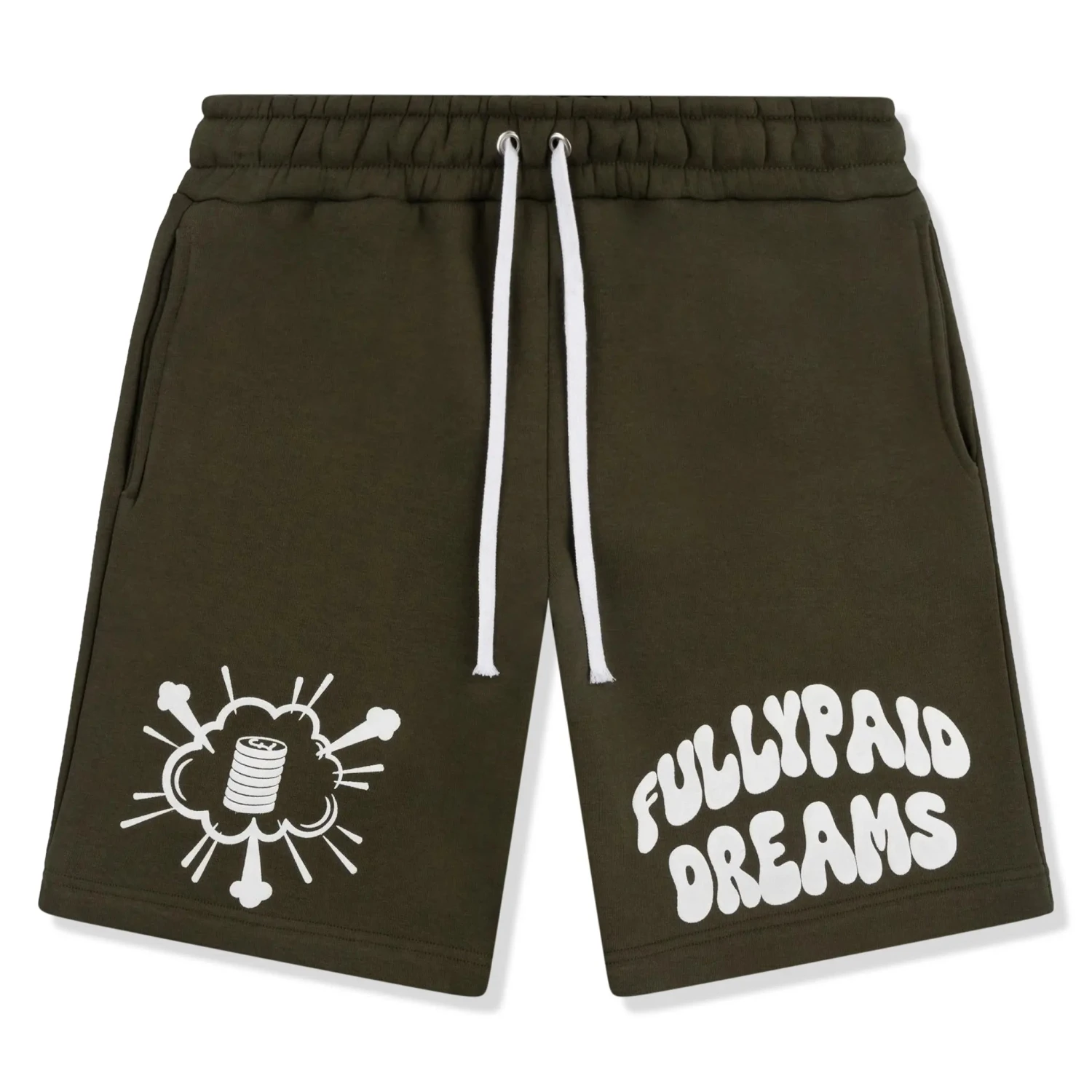 Fully Paid Dreams Khaki White Shorts 1 Fully Paid Dreams Khaki White Shorts