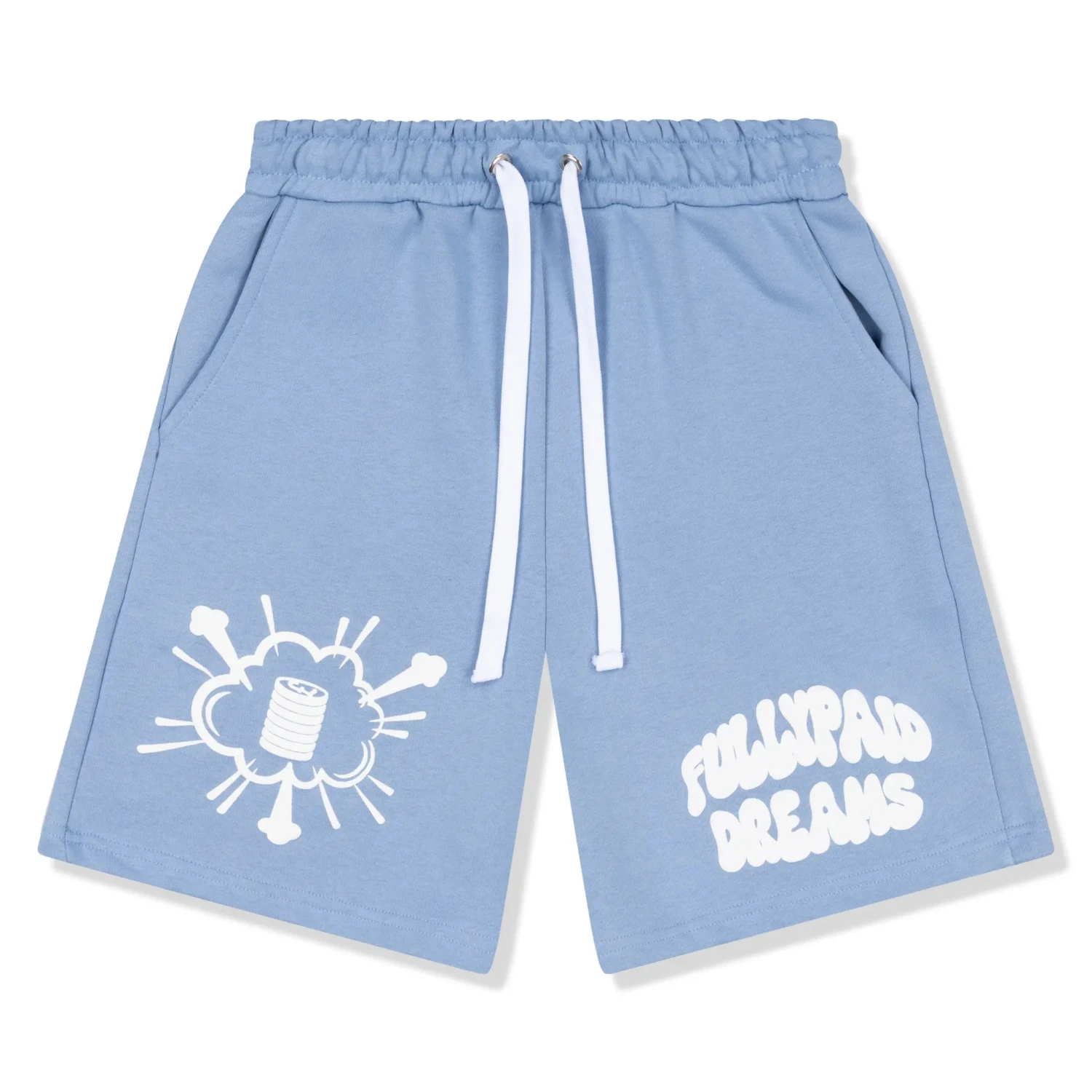 Fully Paid Dreams Sky Blue White Shorts 1 Fully Paid Dreams Sky Blue White Shorts