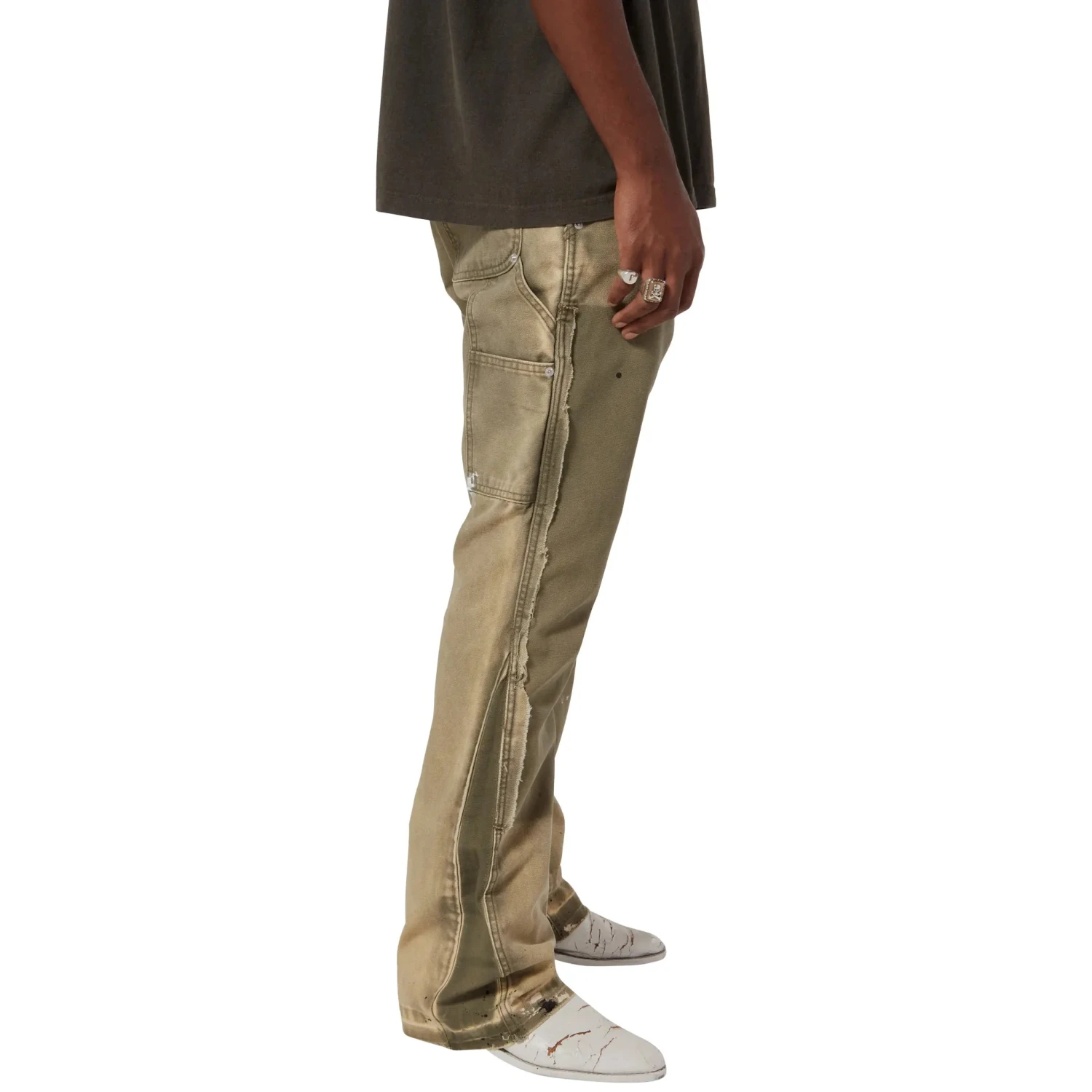 Gallery Dept. LA Carpenter Moss Flared Pants 4 Gallery Dept. LA Carpenter Moss Flared Pants - Image 4