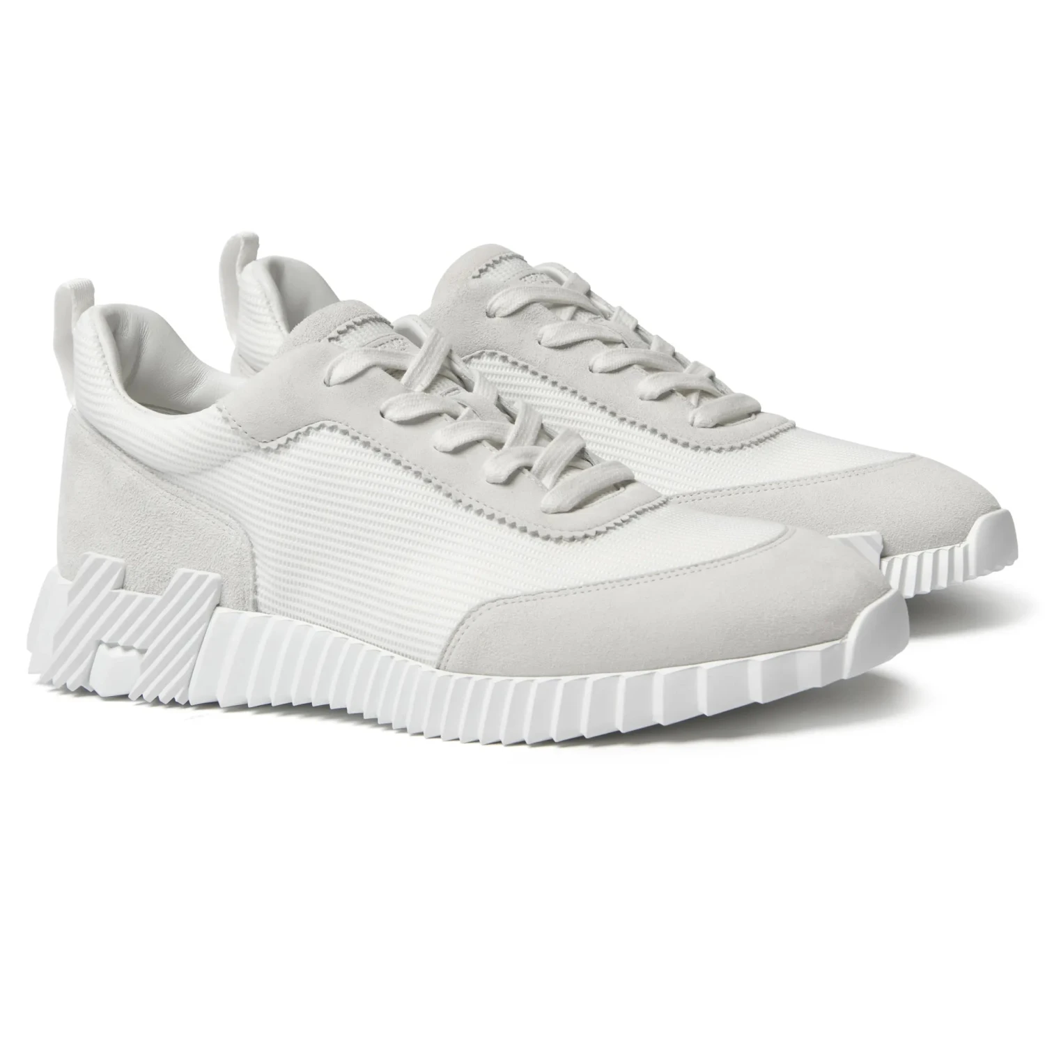 Hermès Paris Bouncing Sneaker Triple White 2 Hermès Paris Bouncing Sneaker Triple White - Image 2