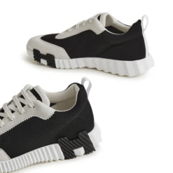 Hermès Paris Bouncing Sneaker White Black 10 Hermès Paris Bouncing Sneaker White Black -Creps Lockers hermes paris bouncing sneaker white black h221897zh11390 back