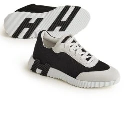 Hermès Paris Bouncing Sneaker White Black 9 Hermès Paris Bouncing Sneaker White Black -Creps Lockers hermes paris bouncing sneaker white black h221897zh11390 front side 7589eb5f 4d51 49a6 b215 16b0e1038b81