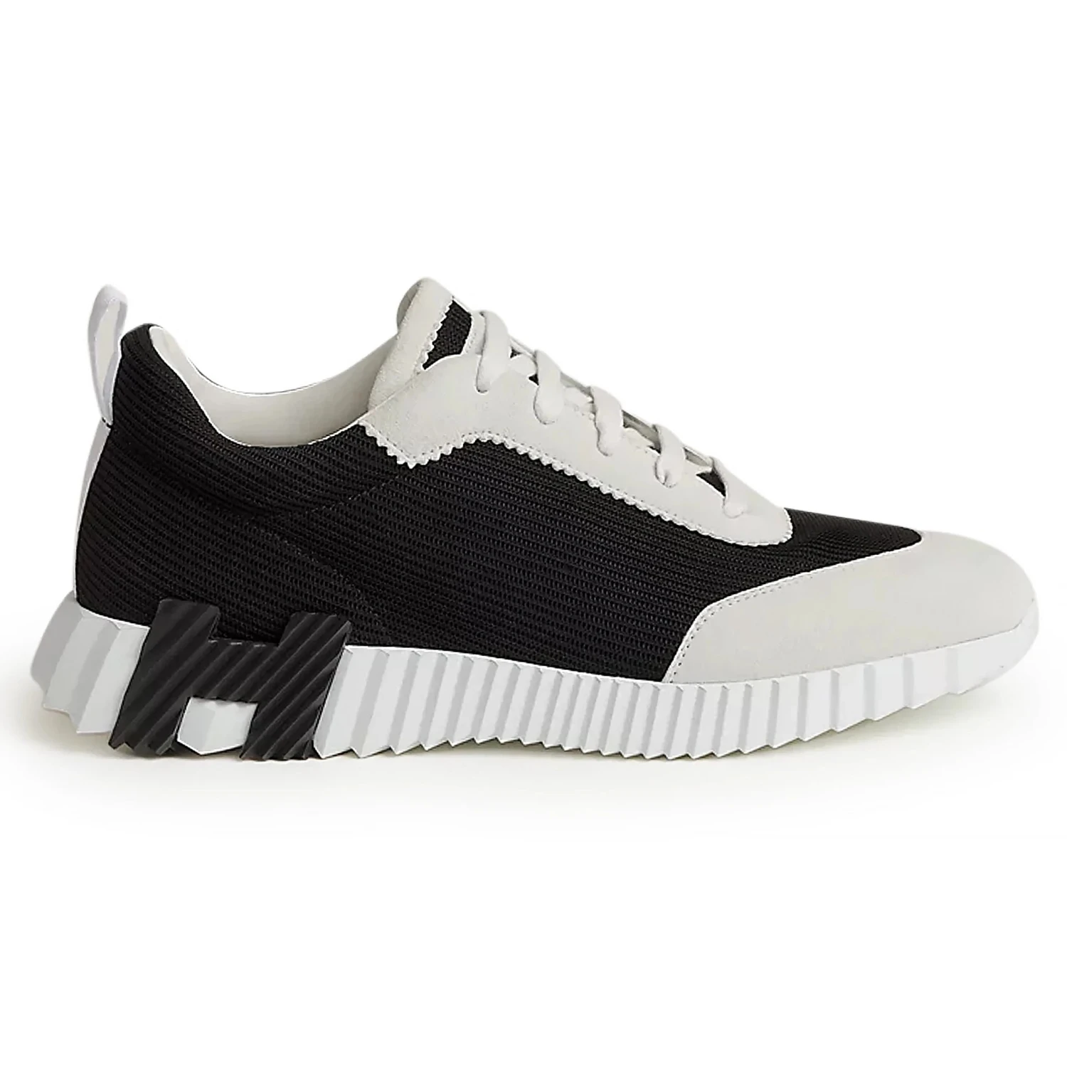 Hermès Paris Bouncing Sneaker White Black 1 Hermès Paris Bouncing Sneaker White Black