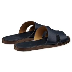 Hermès Paris Izmir Sandal Marine -Creps Lockers hermes paris izmir sandal marine h152415zh11395 back side