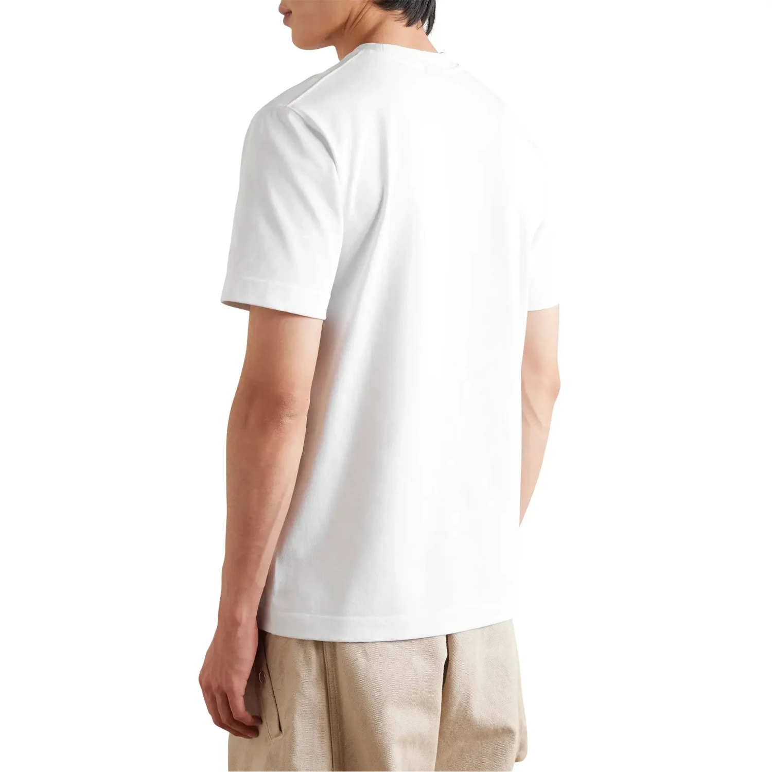 Jacquemus Grosgrain Brand Logo Tab White T Shirt 2 Jacquemus Grosgrain Brand Logo Tab White T Shirt - Image 2