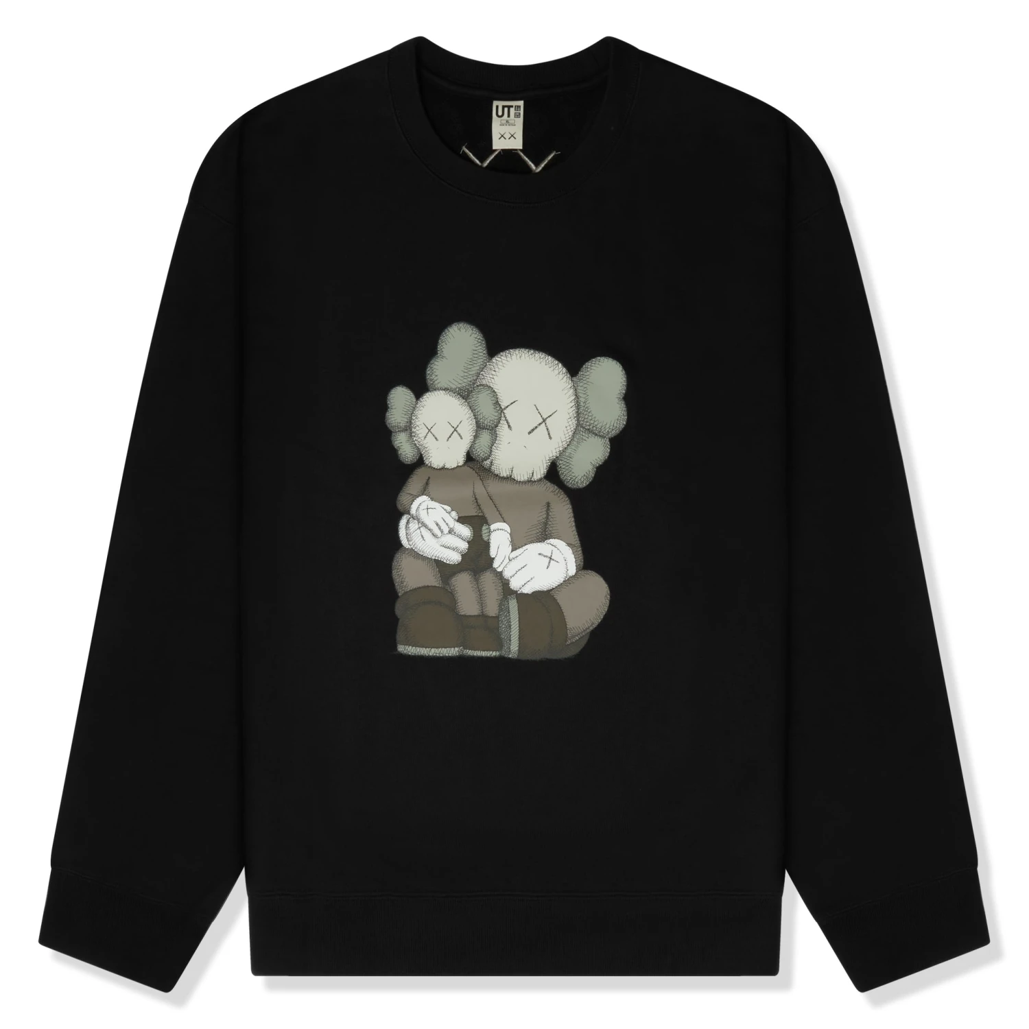 Kaws X Uniqlo UT Graphic Black Sweatshirt 1 Kaws X Uniqlo UT Graphic Black Sweatshirt
