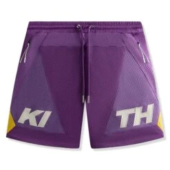 Kith Mesh Turbo Purple Shorts