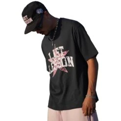 Last Lesson All-Star Black T Shirt 6 Last Lesson All-Star Black T Shirt -Creps Lockers last lesson all star black t shirt front side