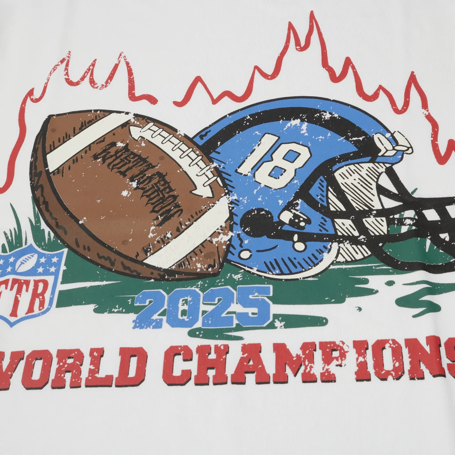 Last Lesson FTR White T Shirt 3 Last Lesson FTR White T Shirt - Image 3