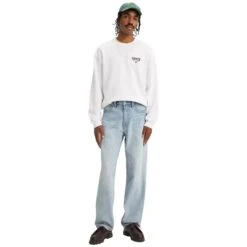 Levis Levi's Loose Straight Blue Jeans 12 Levis Levi's Loose Straight Blue Jeans -Creps Lockers levi s loose straight jeans 290370062 Model Front 92a13db6 8b8e 46d9 b25e 61352063c4ab