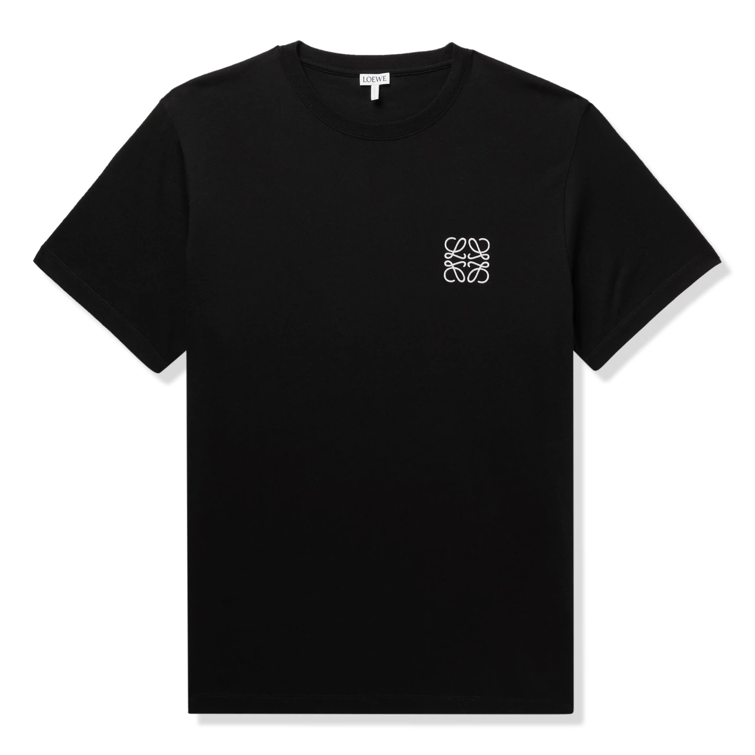 Loewe Anagram Chest Logo Black T Shirt 1 Loewe Anagram Chest Logo Black T Shirt
