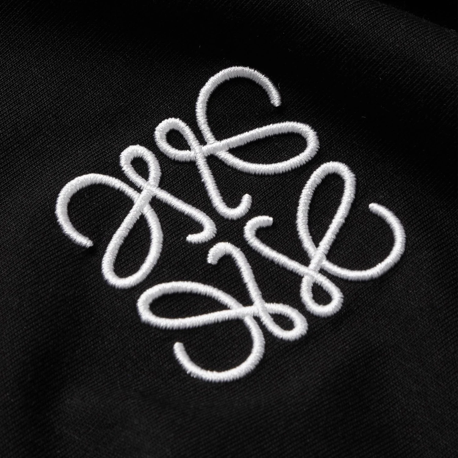 Loewe Anagram Chest Logo Black T Shirt 4 Loewe Anagram Chest Logo Black T Shirt - Image 4