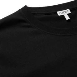 Loewe Anagram Chest Logo Black T Shirt 9 Loewe Anagram Chest Logo Black T Shirt -Creps Lockers loewe anagram chest logo black t shirt h526y22x75 neck