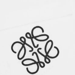 Loewe Anagram Chest Logo White T Shirt -Creps Lockers loewe anagram chest logo white t shirt h526y22x75 2100 close up