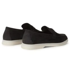 Loro Piana Summer Charms Walk Suede Caviar Loafers -Creps Lockers loro piana summer charms walk suede caviar loafers back side