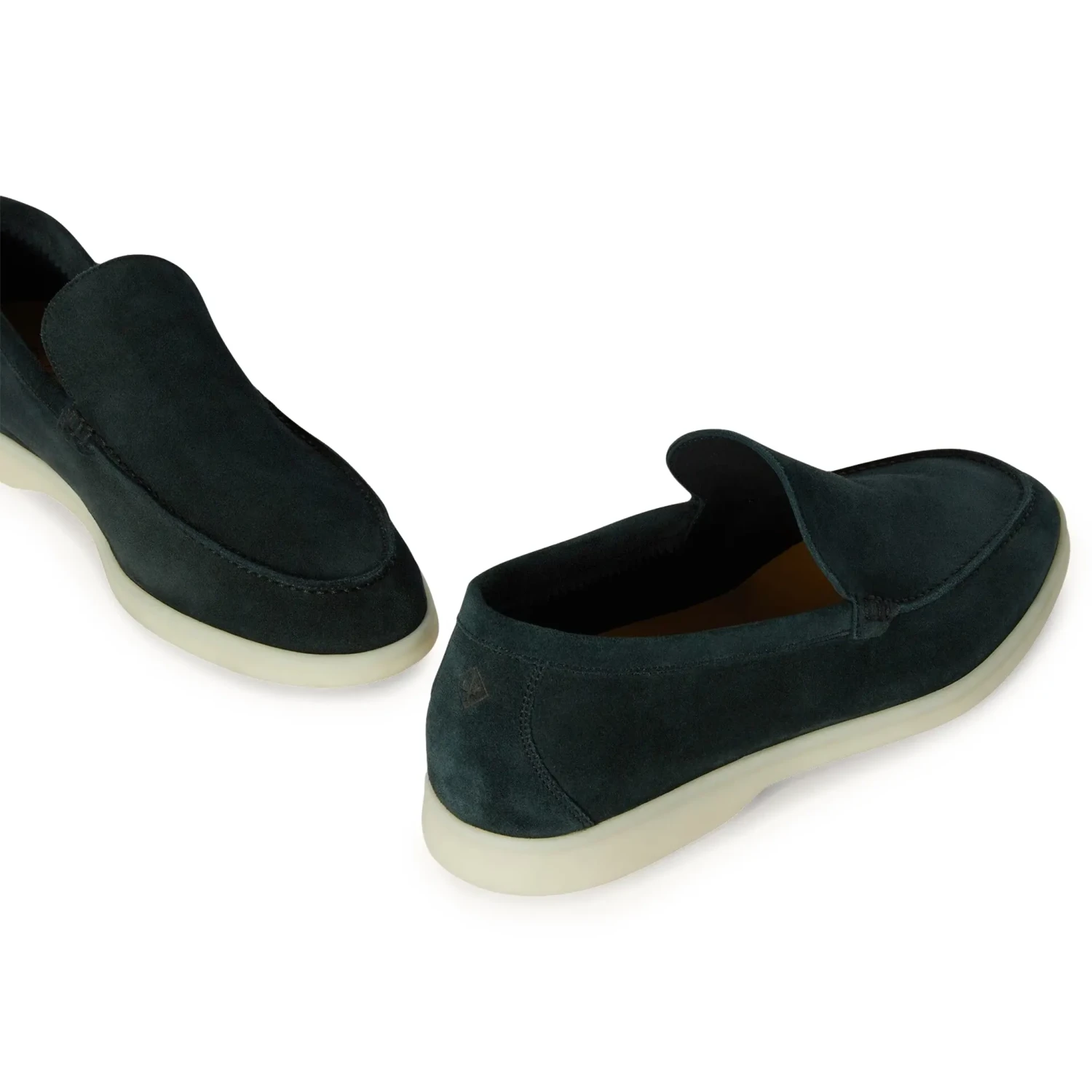 Loro Piana Summer Walk Suede Dark Green Loafers 6 Loro Piana Summer Walk Suede Dark Green Loafers - Image 6