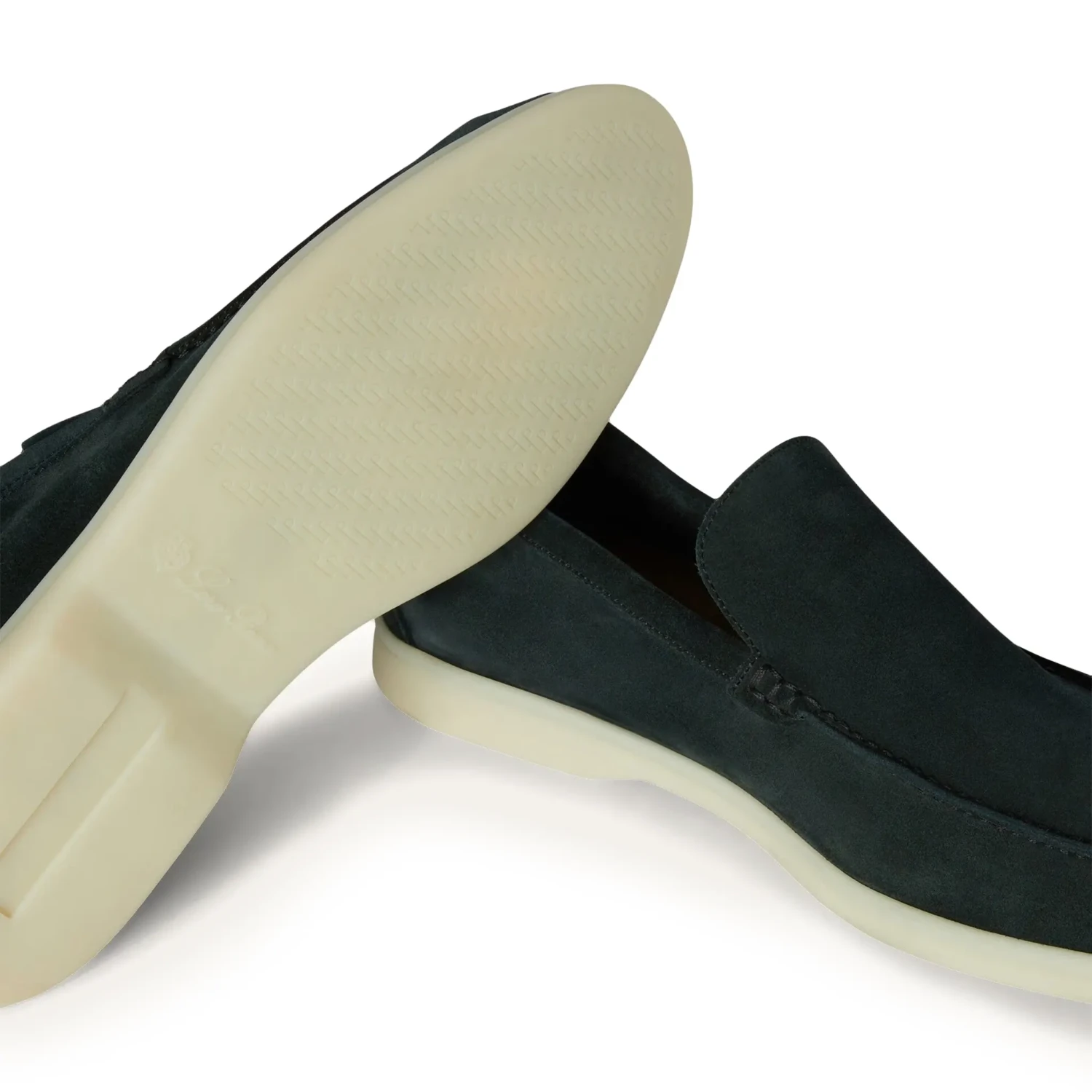 Loro Piana Summer Walk Suede Dark Green Loafers 5 Loro Piana Summer Walk Suede Dark Green Loafers - Image 5