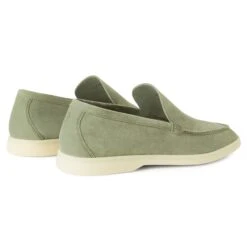 Loro Piana Summer Walk Suede Shamrock Loafers -Creps Lockers loro piana summer walk suede shamrock loafers fae8124 back side 0e8199f2 b459 4e0c bf05 d8e99d1bb582