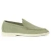 Loro Piana Summer Walk Suede Shamrock Loafers
