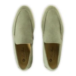 Loro Piana Summer Walk Suede Shamrock Loafers -Creps Lockers loro piana summer walk suede shamrock loafers fae8124 upper fa1431c7 fe8f 4616 a707 ed01f5ea01d5
