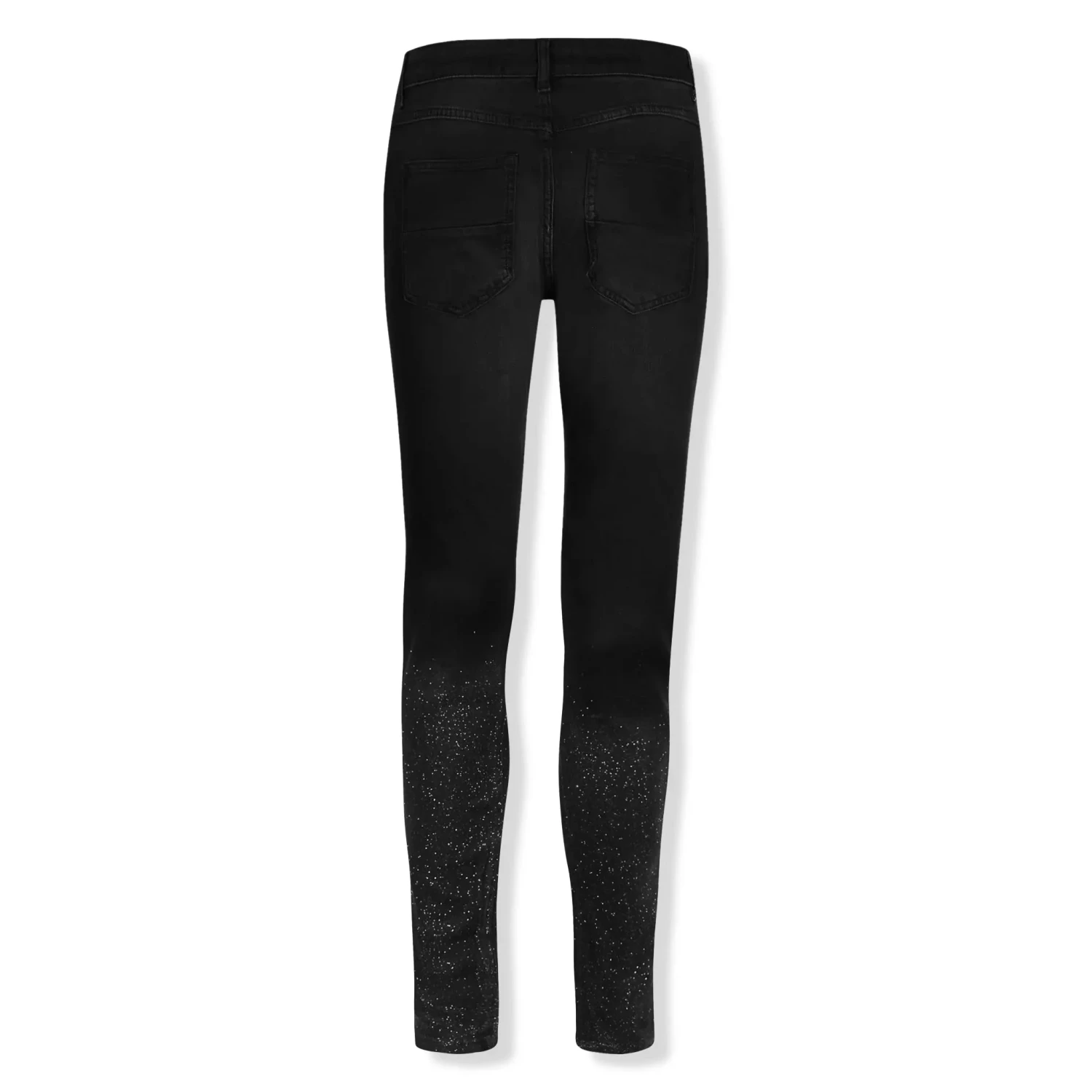 Lusso Sparkled Denim Jet Black Jeans 2 Lusso Sparkled Denim Jet Black Jeans - Image 2