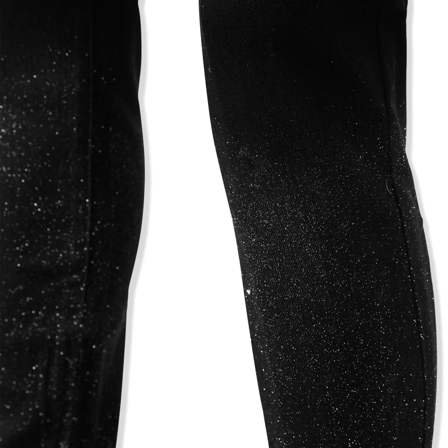 Lusso Sparkled Denim Jet Black Jeans 3 Lusso Sparkled Denim Jet Black Jeans - Image 3