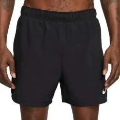 Nike Challenger Dri-FIT 5-Inch Black Shorts 8 Nike Challenger Dri-FIT 5-Inch Black Shorts -Creps Lockers nike challenger 5 inch black shorts cz9062 010 model front