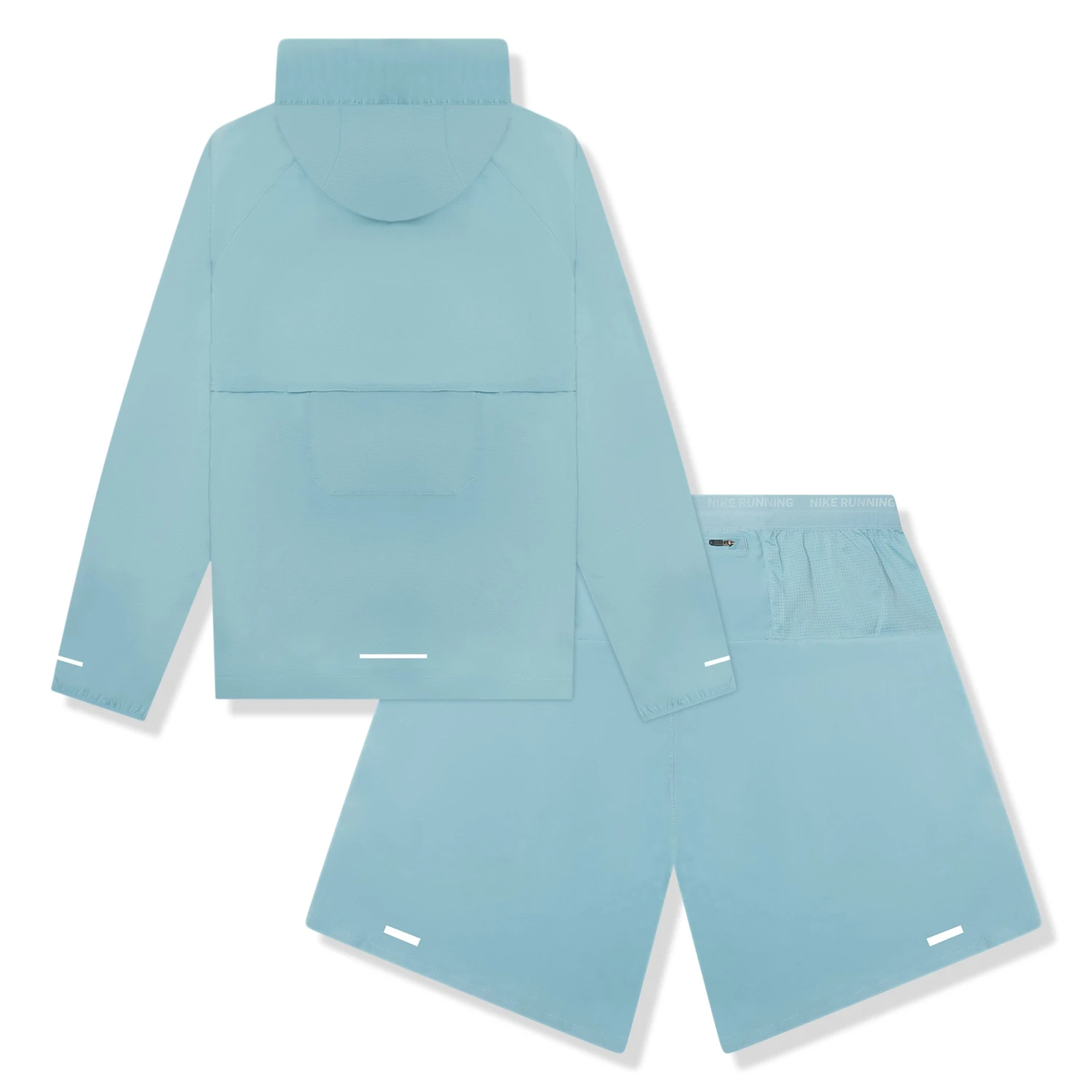 Nike Denim Turquoise Windrunner Jacket & Shorts 2 Nike Denim Turquoise Windrunner Jacket & Shorts - Image 2