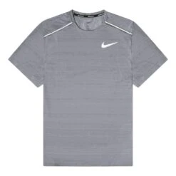 Nike Dri-FIT 1.0 Grey Miler Running T Shirt