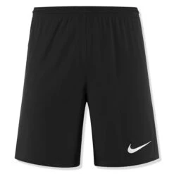Nike Dri-FIT Park III Hyper Turquoise Black T Shirt & Shorts -Creps Lockers nike dri fit park iii black white shorts bv6855 010 front 1