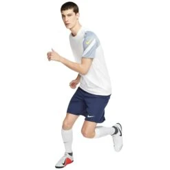 Nike Dri-FIT Park III Midnight Navy T Shirt & Shorts -Creps Lockers nike dri fit park iii midnight navy white shorts bv6855 410 model