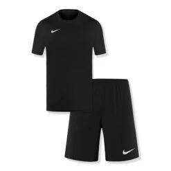 Nike Dri-FIT Park III Black T Shirt & Shorts