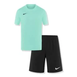 Nike Dri-FIT Park III Hyper Turquoise Black T Shirt & Shorts