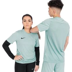 Nike Dri-FIT Park III Hyper Turquoise Black T Shirt & Shorts -Creps Lockers nike dri fit park vii ss hyper turquoise black t shirt bv6708 354 model