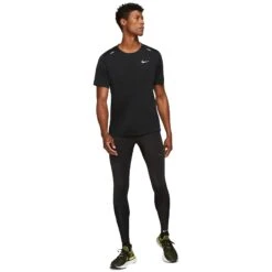 Nike Dri-FIT Black T Shirt & Shorts 19 Nike Dri-FIT Black T Shirt & Shorts -Creps Lockers nike dri fit rise 365 black running t shirt model