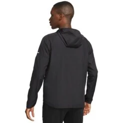 Nike Miler Repel Challenger Black Windbreaker & Pants -Creps Lockers nike miler repel black running windbreaker dd4746 010 model back 28a4e5d4 4e55 451a 8a2e 77319a14d86f