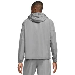 Nike Miler Repel Challenger Grey Windbreaker & Pants -Creps Lockers nike miler repel grey windbreaker dd4747 084 model back 1