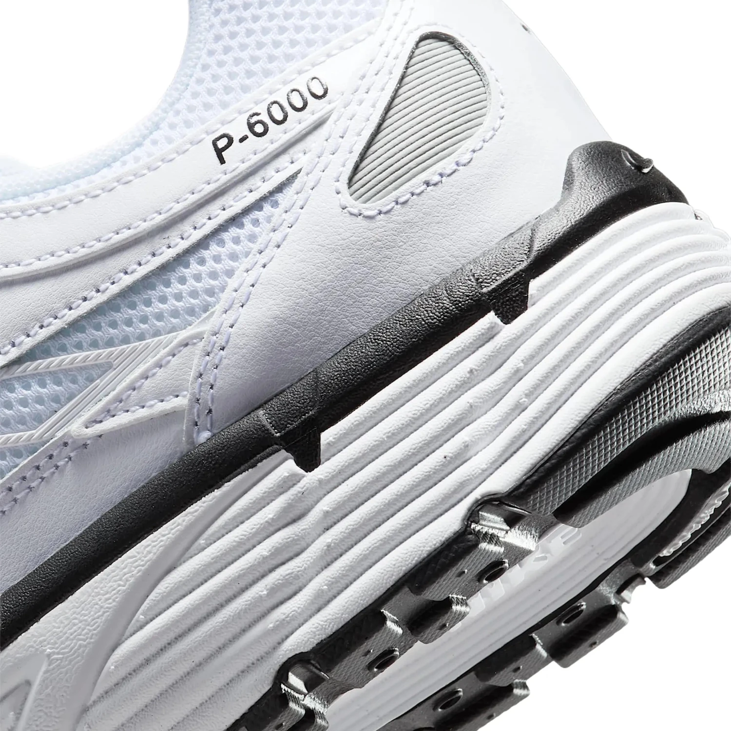 Nike P-6000 White Metallic Silver Black 7 Nike P-6000 White Metallic Silver Black - Image 7