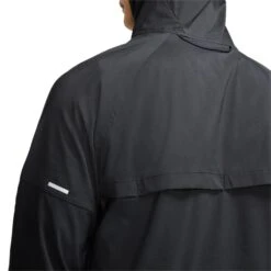 Nike Repel Packable Black Windrunner Jacket 12 Nike Repel Packable Black Windrunner Jacket -Creps Lockers nike repel packable black windrunner jacket cz9071 010 model back detail