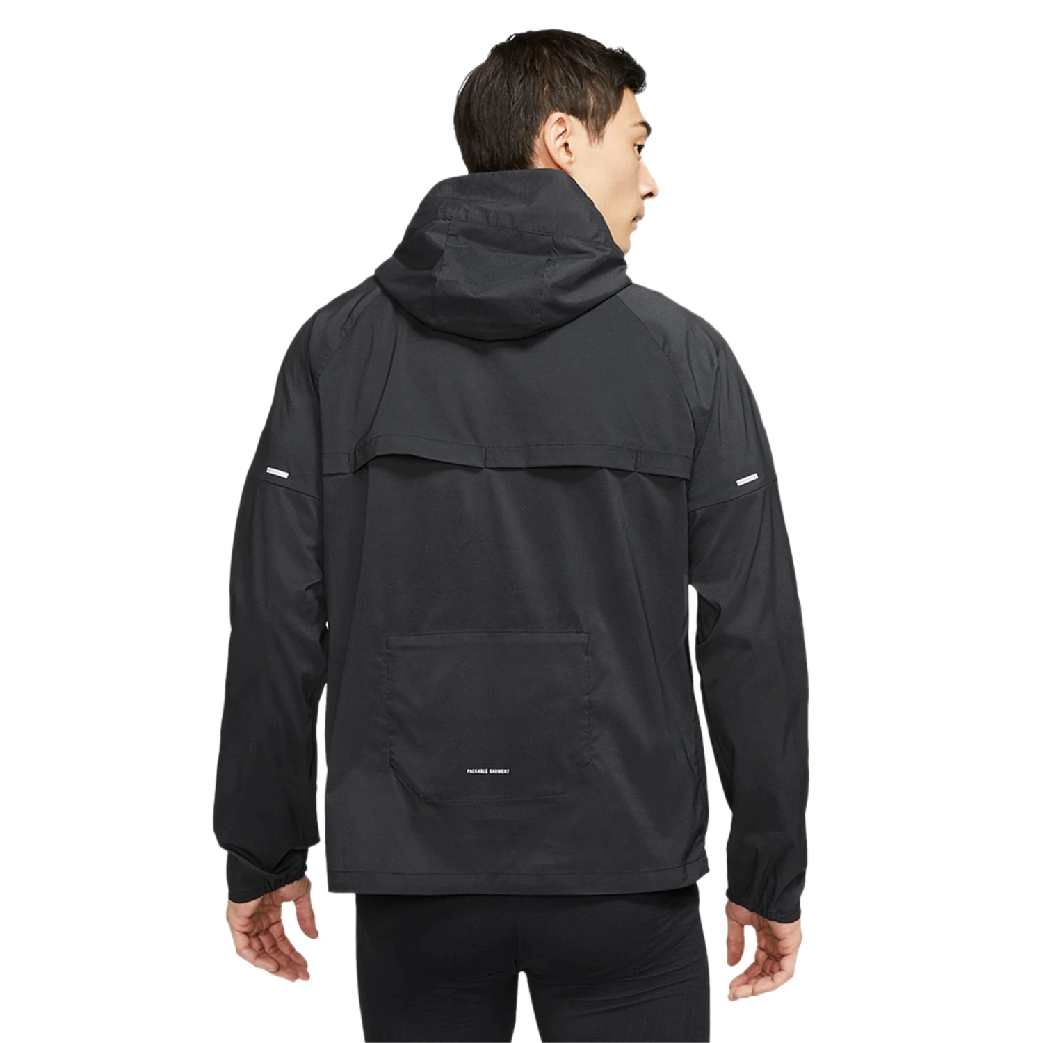 Nike Repel Packable Black Windrunner Jacket 2 Nike Repel Packable Black Windrunner Jacket - Image 2
