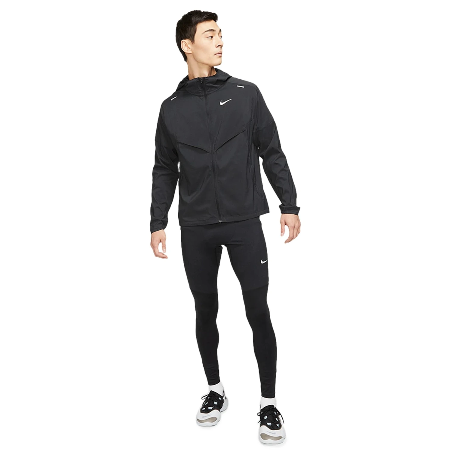 Nike Repel Packable Black Windrunner Jacket 4 Nike Repel Packable Black Windrunner Jacket - Image 4