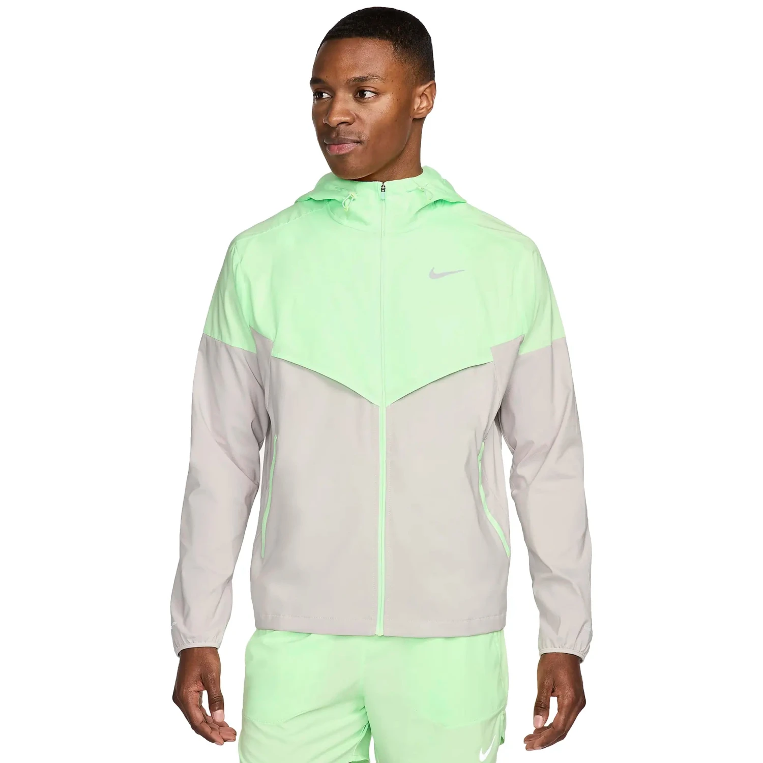 Nike Repel Packable Vapour Green Light Iron Ore Windrunner Jacket 3 Nike Repel Packable Vapour Green Light Iron Ore Windrunner Jacket - Image 3