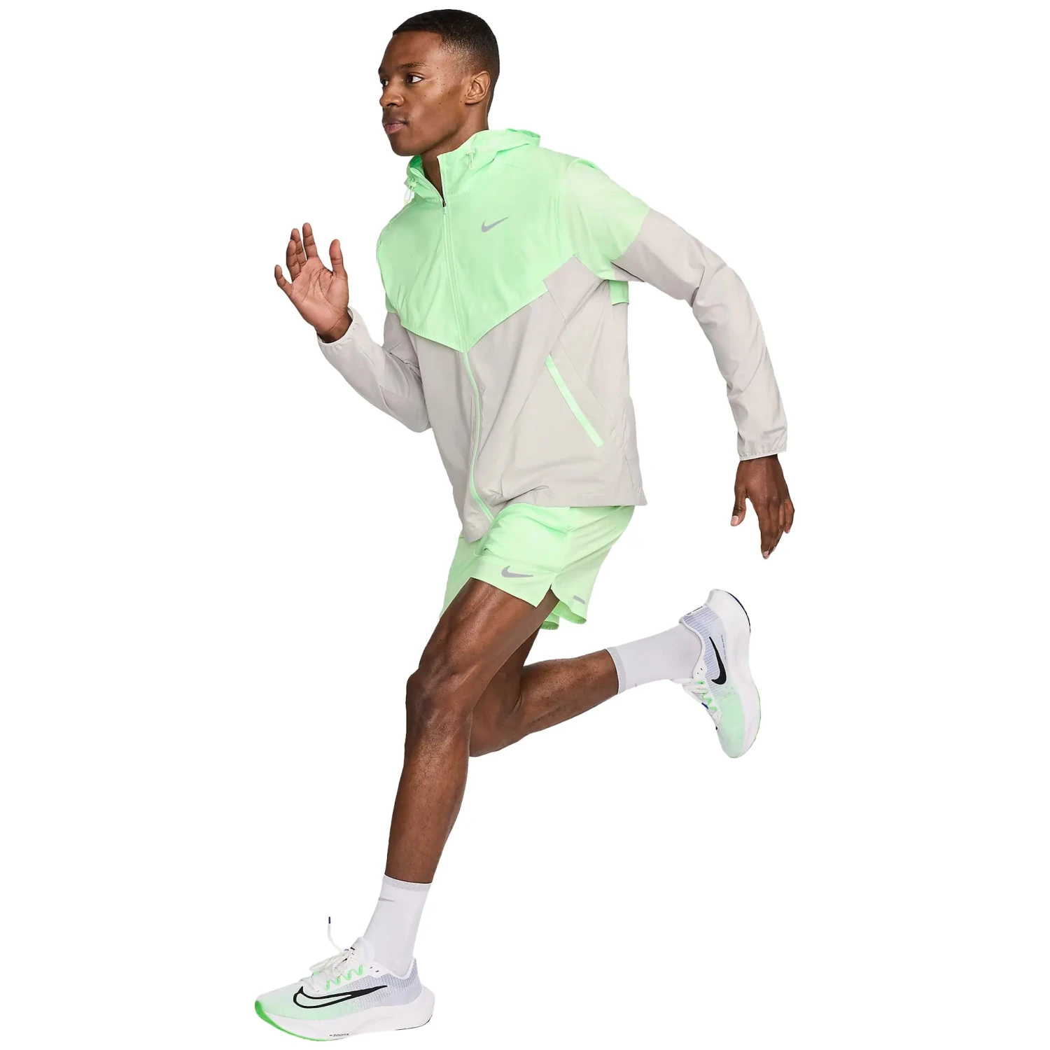 Nike Repel Packable Vapour Green Light Iron Ore Windrunner Jacket 5 Nike Repel Packable Vapour Green Light Iron Ore Windrunner Jacket - Image 5