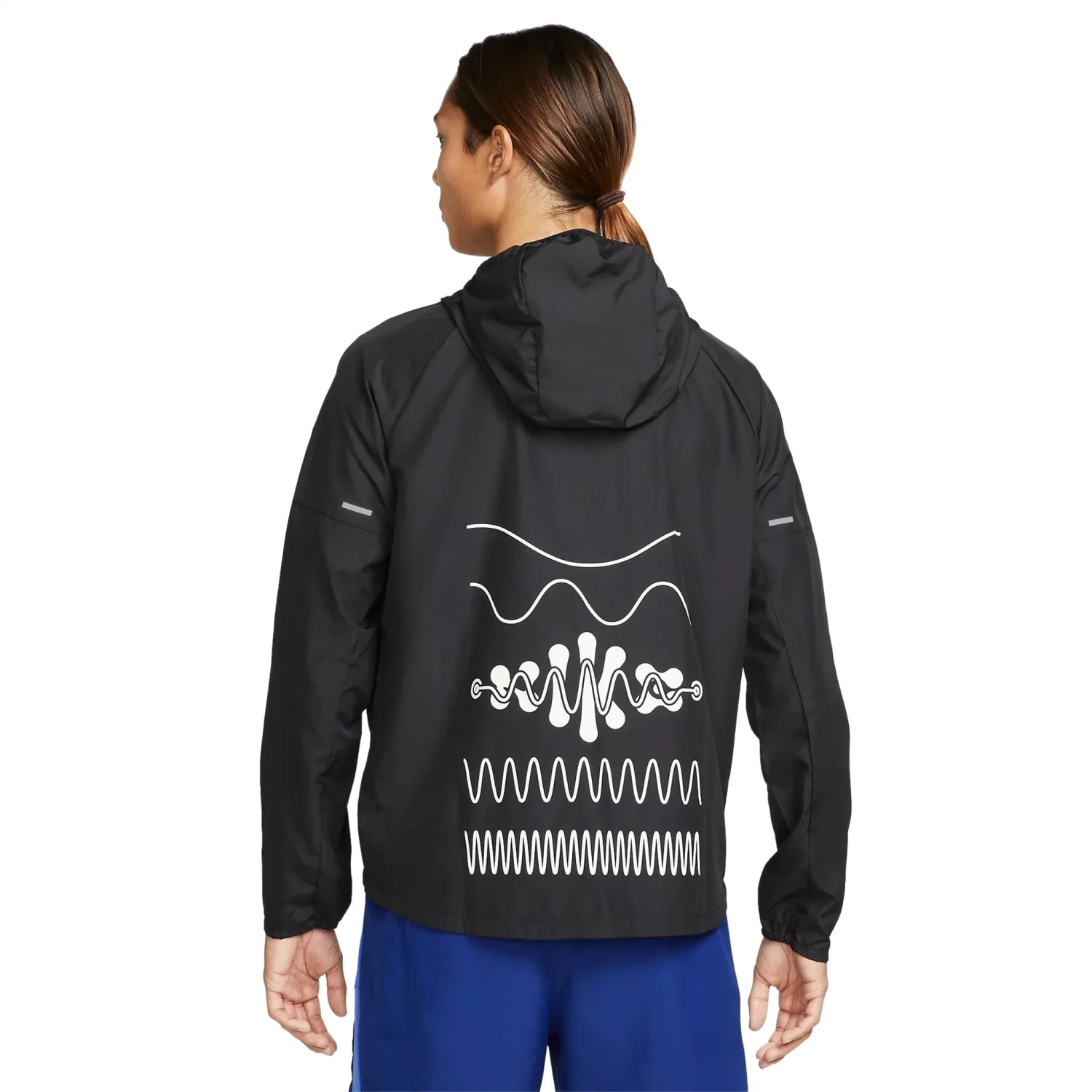 Nike Wild Run Miler Sports Jacket Mens Black 2 Nike Wild Run Miler Sports Jacket Mens Black - Image 2