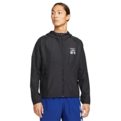 Nike Wild Run Miler Sports Jacket Mens Black 10 Nike Wild Run Miler Sports Jacket Mens Black -Creps Lockers nike wild run miler sports jacket mens black dm4721 010 model front