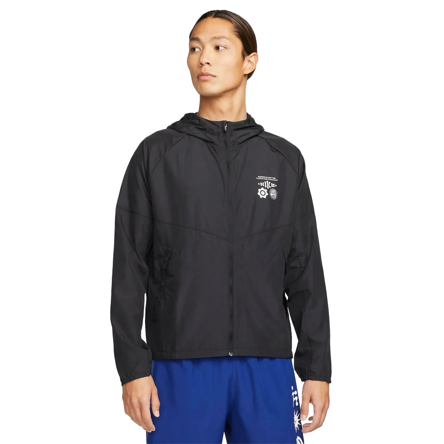 Nike Wild Run Miler Sports Jacket Mens Black 5 Nike Wild Run Miler Sports Jacket Mens Black - Image 5